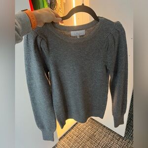 L’Academie xs puff sleeve sweater in grey